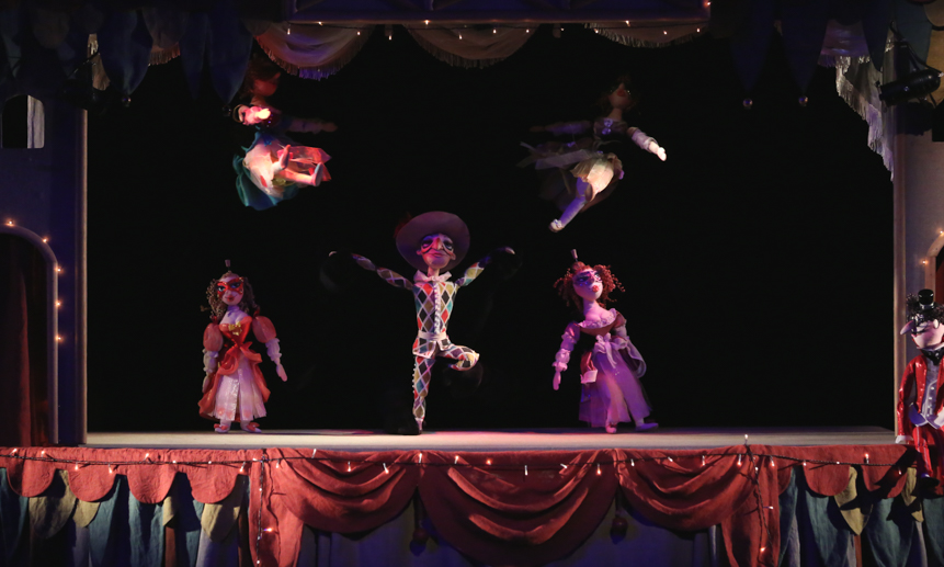 Сцена из кукольного балаганчика «Дон Жуан в Венеции».